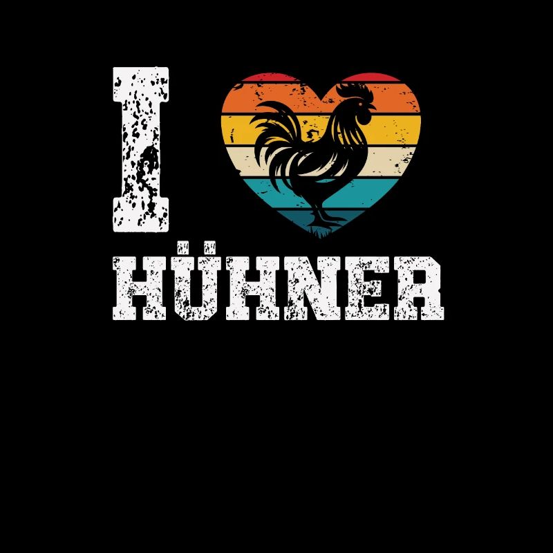 Ich mag Hühner