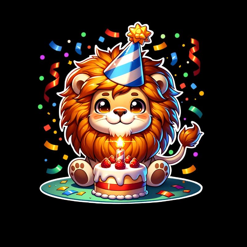 Leo Birthday Confetti