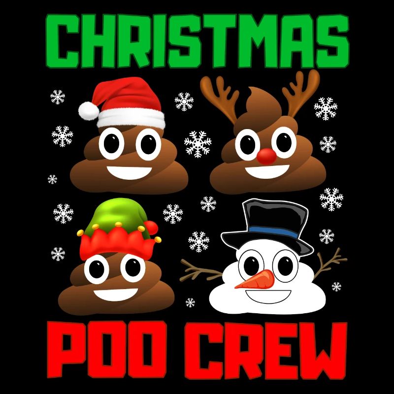 Noël caca crew drôle Noël pyjama
