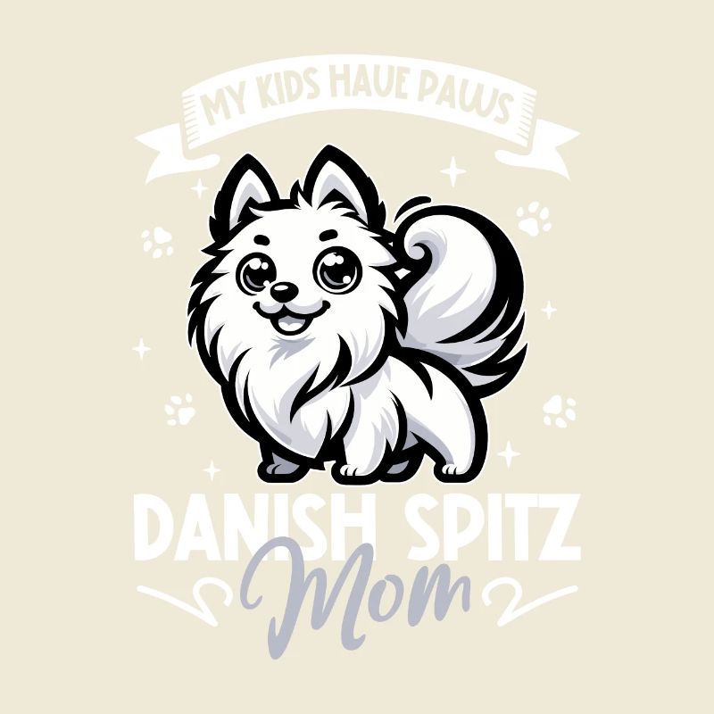 Dänischer Spitz Mama