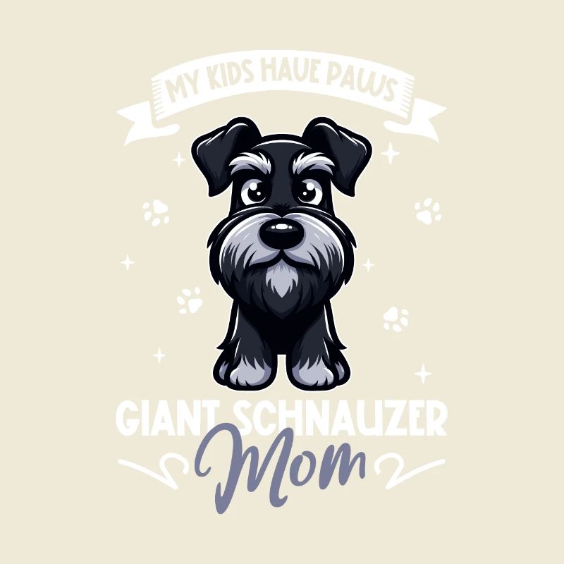 Maman Schnauzer Géant