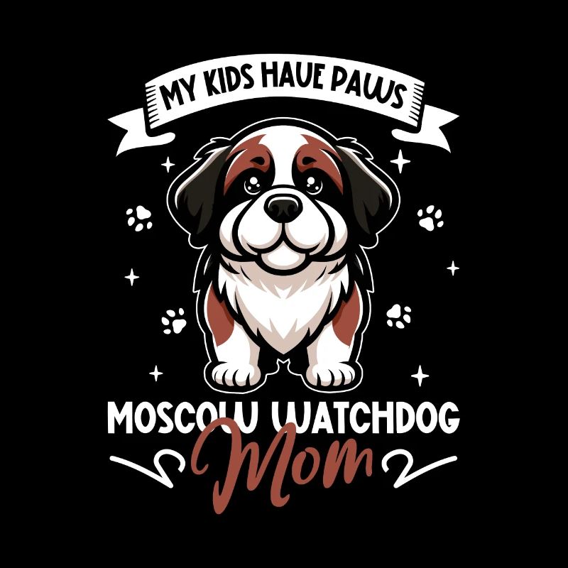 Moskauer Wachhund Mama