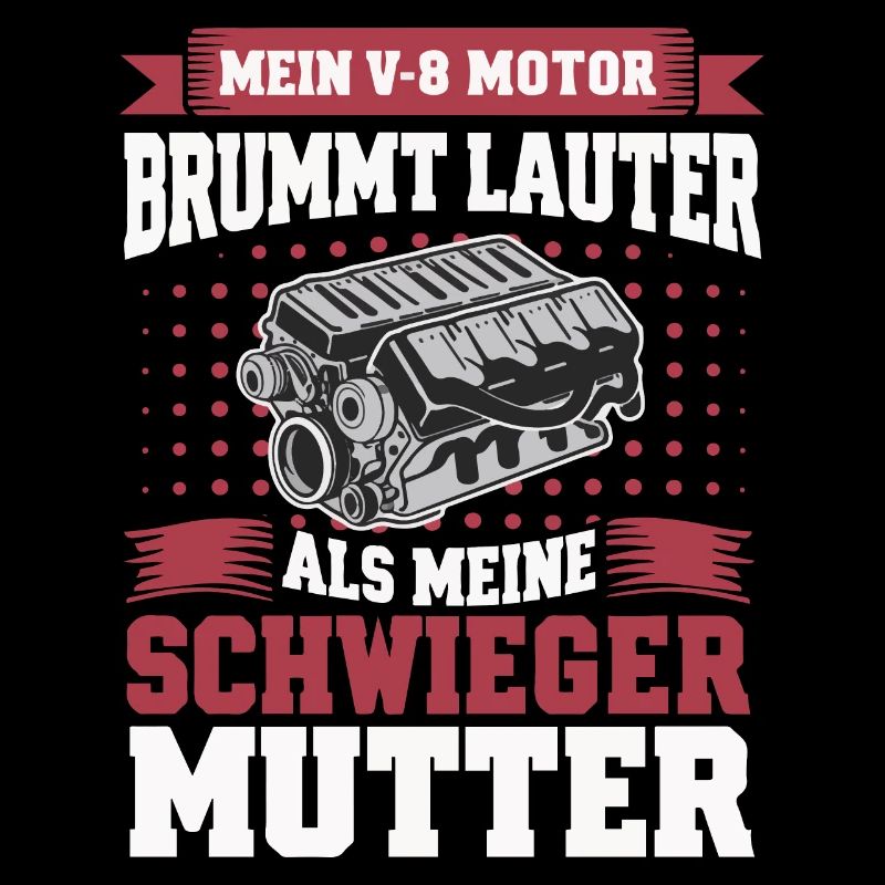 V8 Engine 8 Cylinder Displacement Car Tuning Tuner