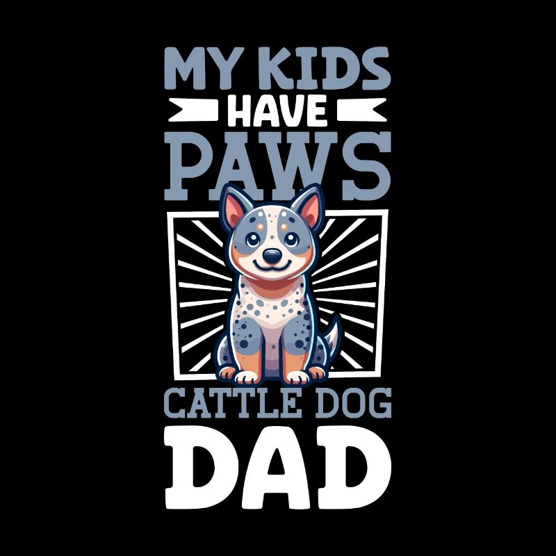 Papa australien de chien de bovin