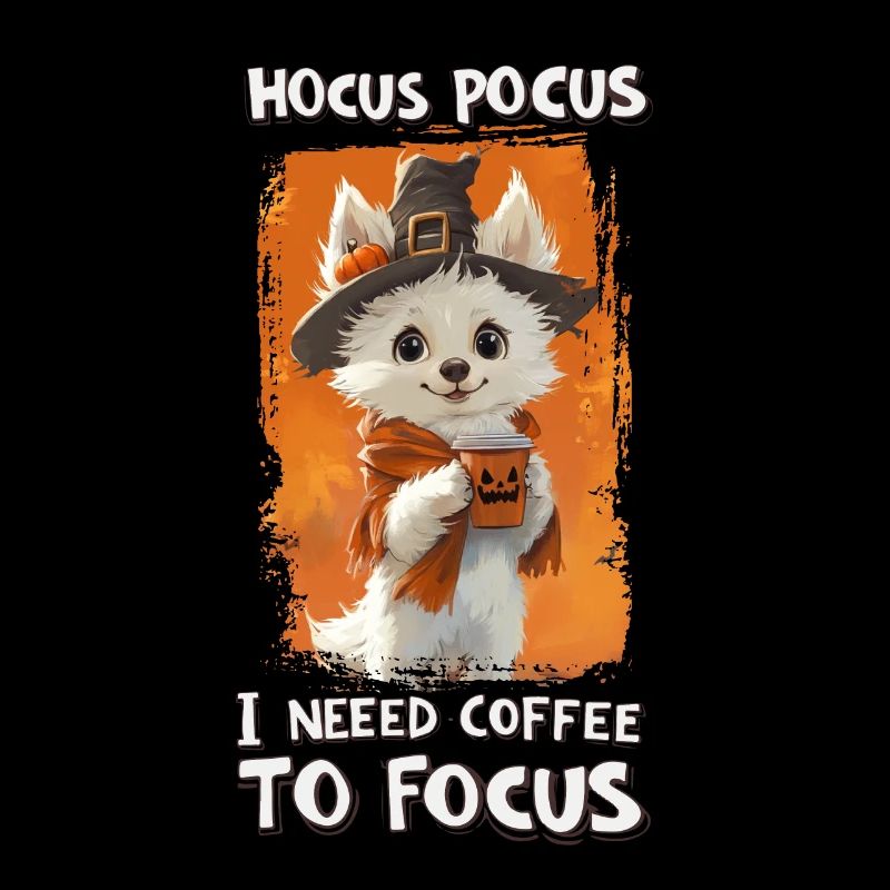 Hocus Pocus Chien Café Halloween Mignon