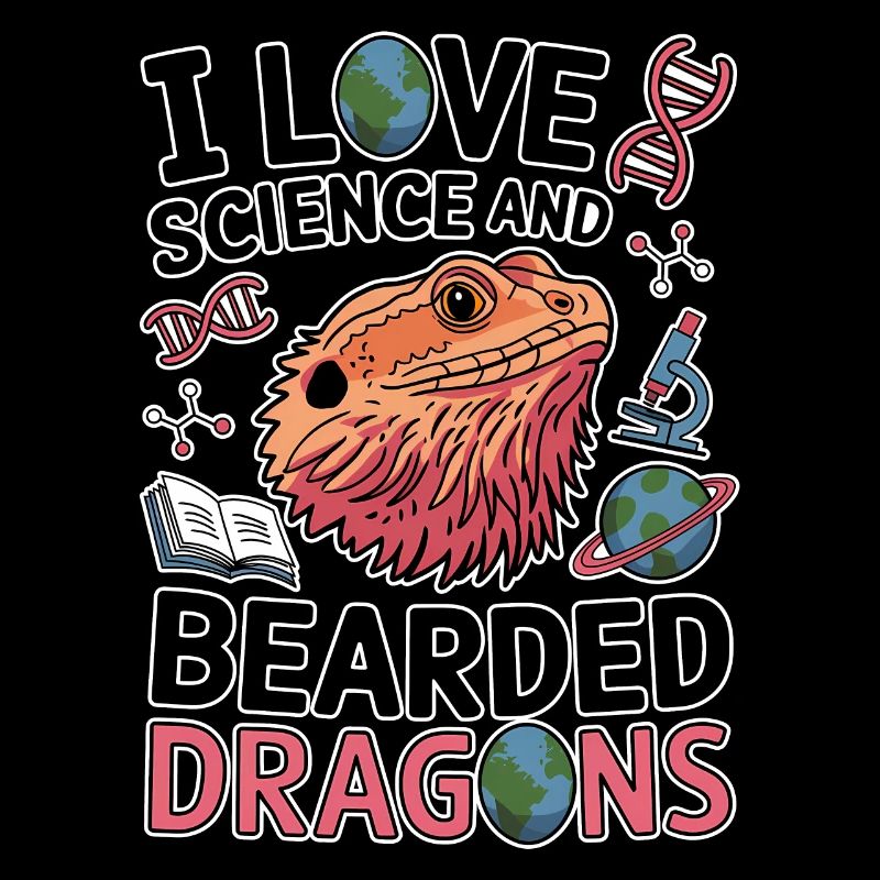 Bearded Dragon Science Student Bearded Dragon Gift