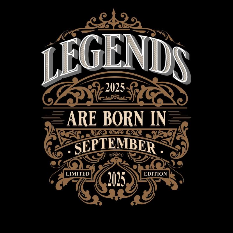 2025 Septembre Né Anniversaire Année de naissance