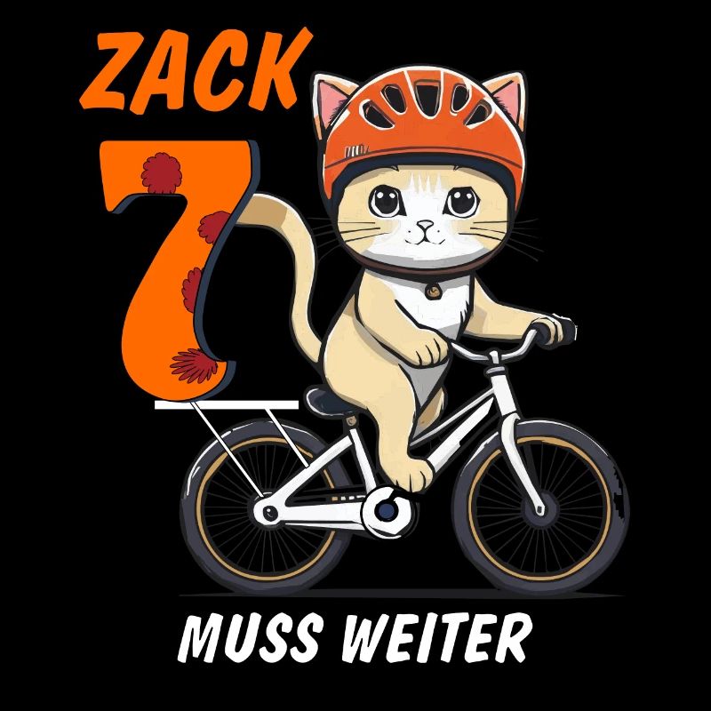CAT BICYCLE MUST CONTINUE TO SIT ZACK SIEBEN