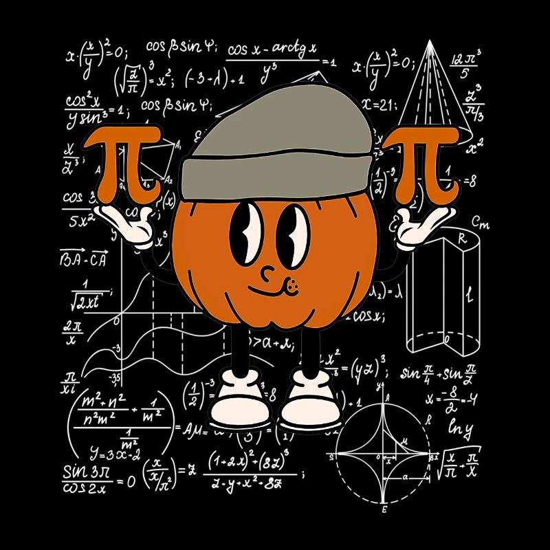 Groovy Pumpkin Pie Math Funny Halloween Pi Day
