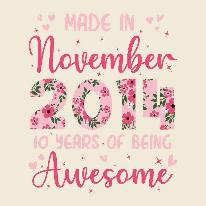 November 2014 10. Geburtstag der Mädchen