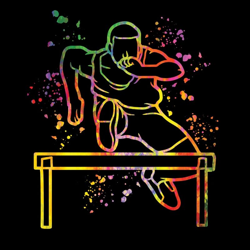 Hurdle Run Obstacle Course Kids Hurdle Run