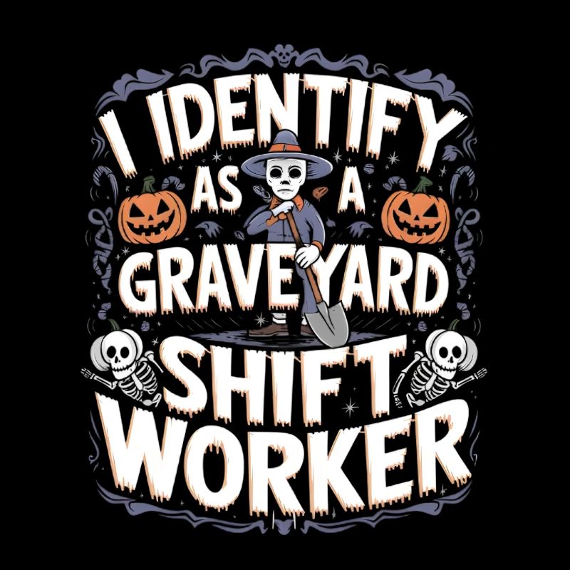 lustiges I Identify As A Graveyard Shift Worker
