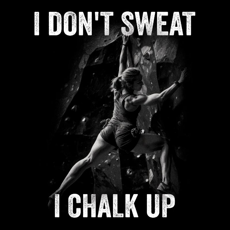 Ich Schwitze Nicht, Ich Kreide Boulder