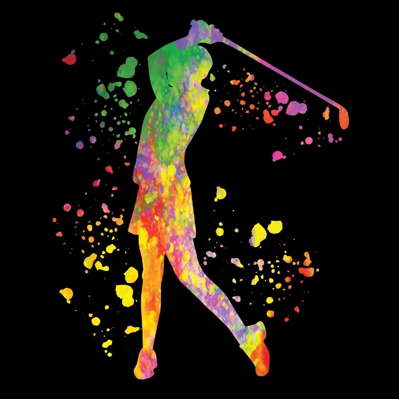 Golfer Colorsplash Kids Miniature Golf