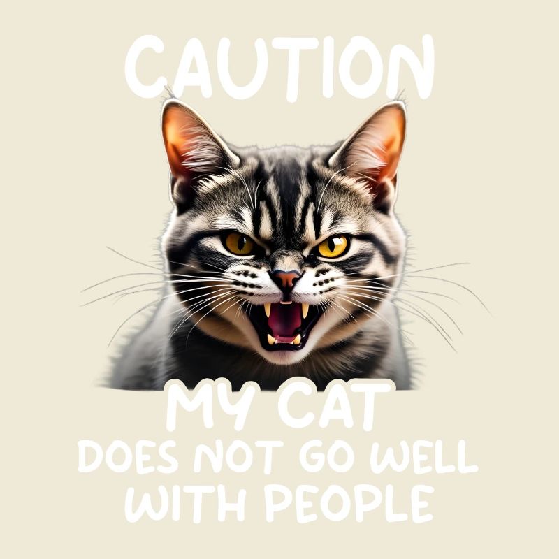 Drôle de chat Chat Propriétaire Chat de compagnie