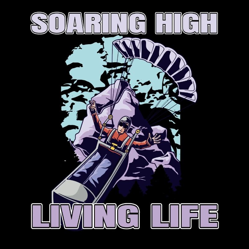 Soaring High Living Life – Paragliding Design