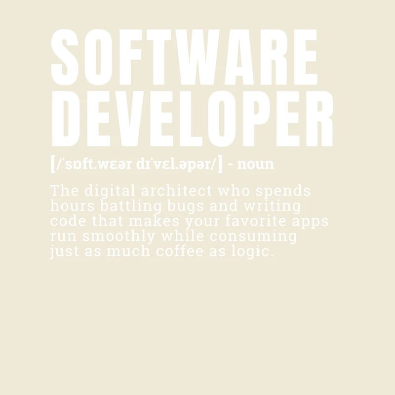 Funny Software Developer Occupation Definition Occ