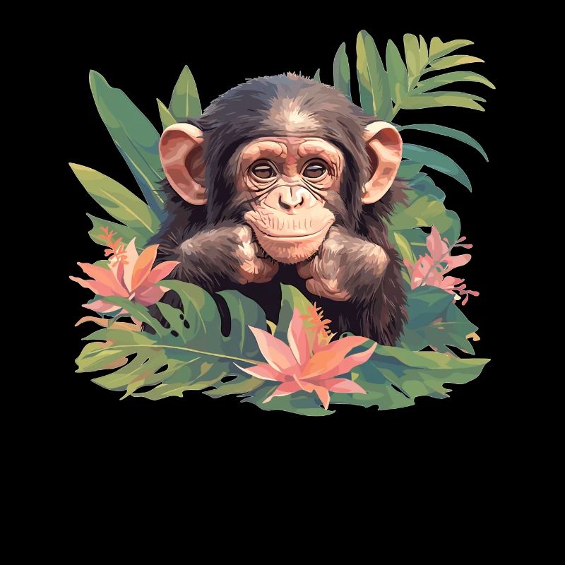 Chimpanzé Schimpansen Schimpanse