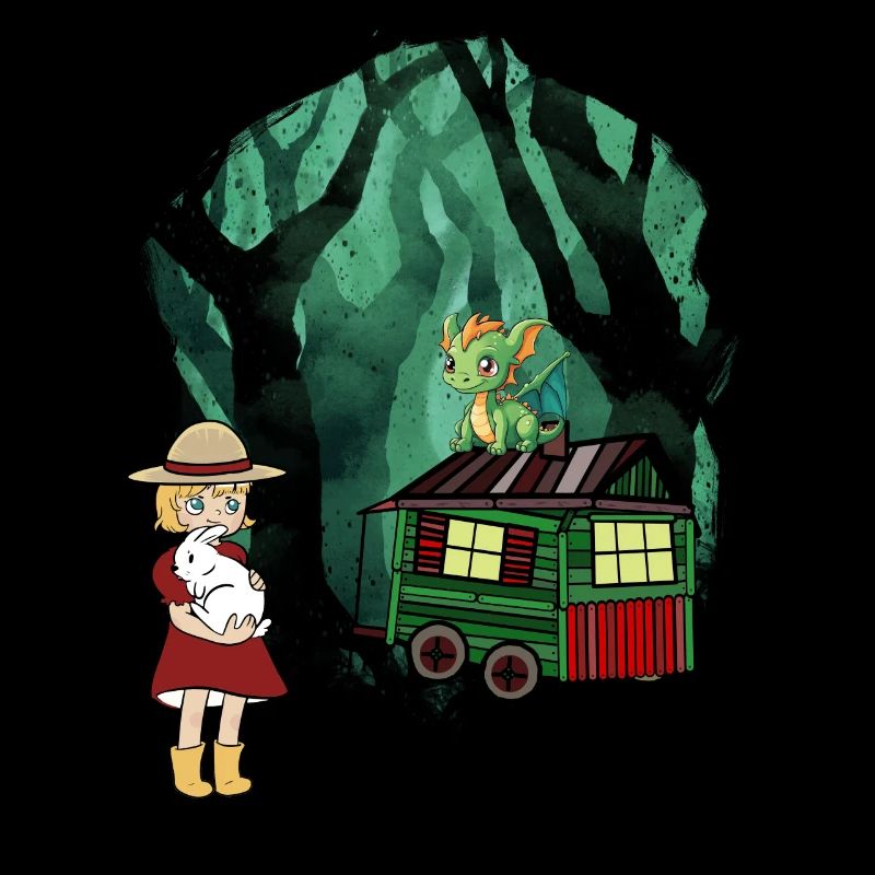 Märchen Märchenfigur Drache Wald Abenteuer