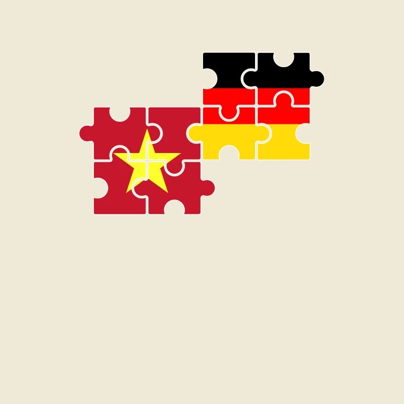 Vietnam Germany Flag German Vietnamese