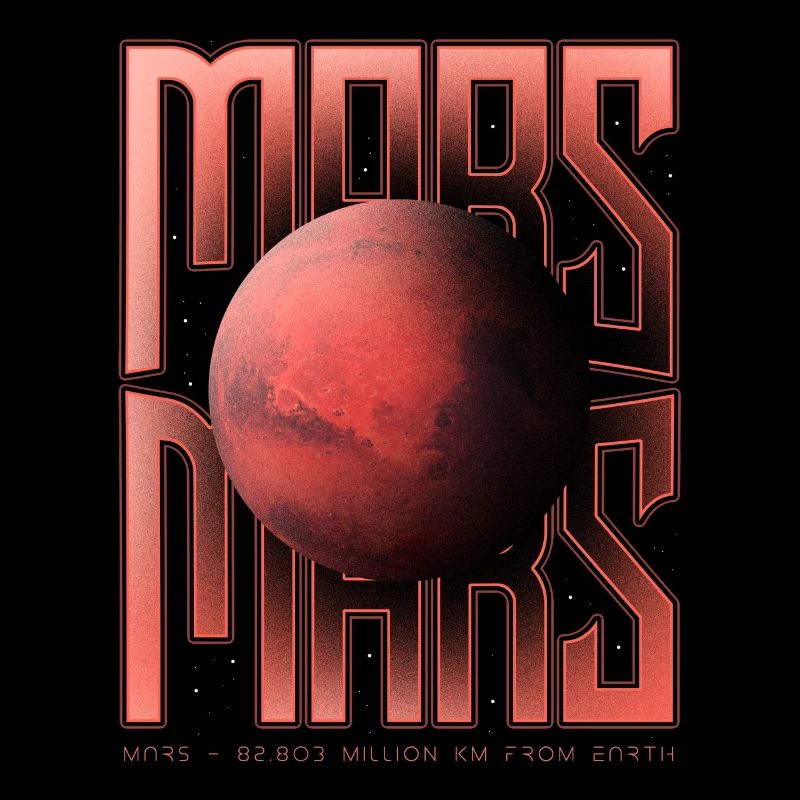 Mars Planète Extra-Atmosphérique Du Système Solaire