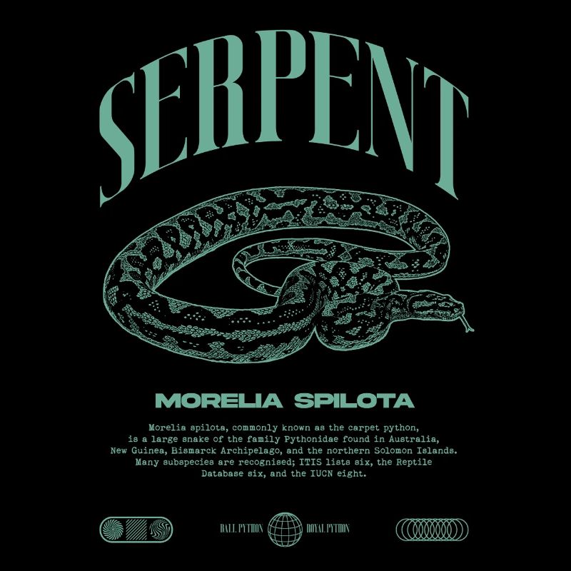 Teppich Python Moderne Reptile Keeper Streetwear