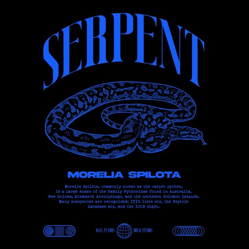 Carpet Python Modern Reptile Keeper Streetwear