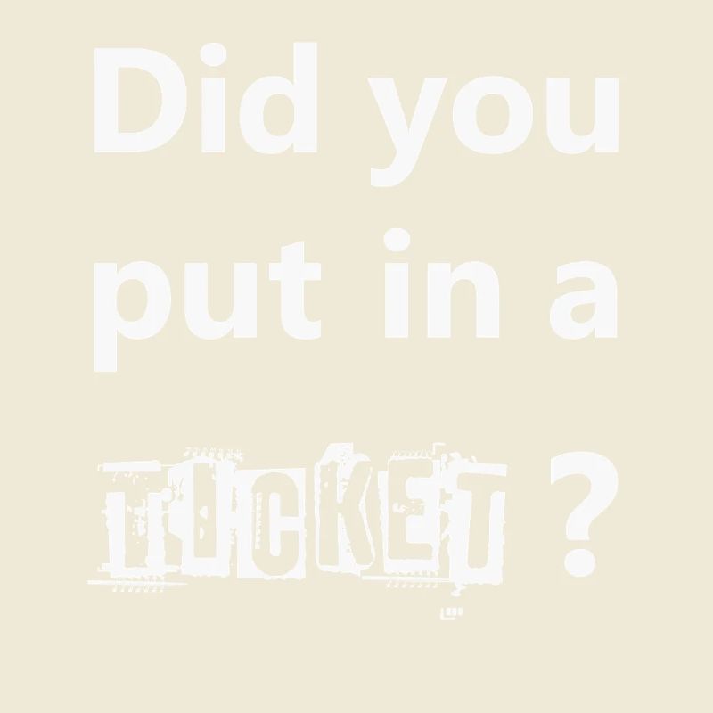 AVEZ-VOUS MIS UN TICKET – IT Admin PC Humour Blagues