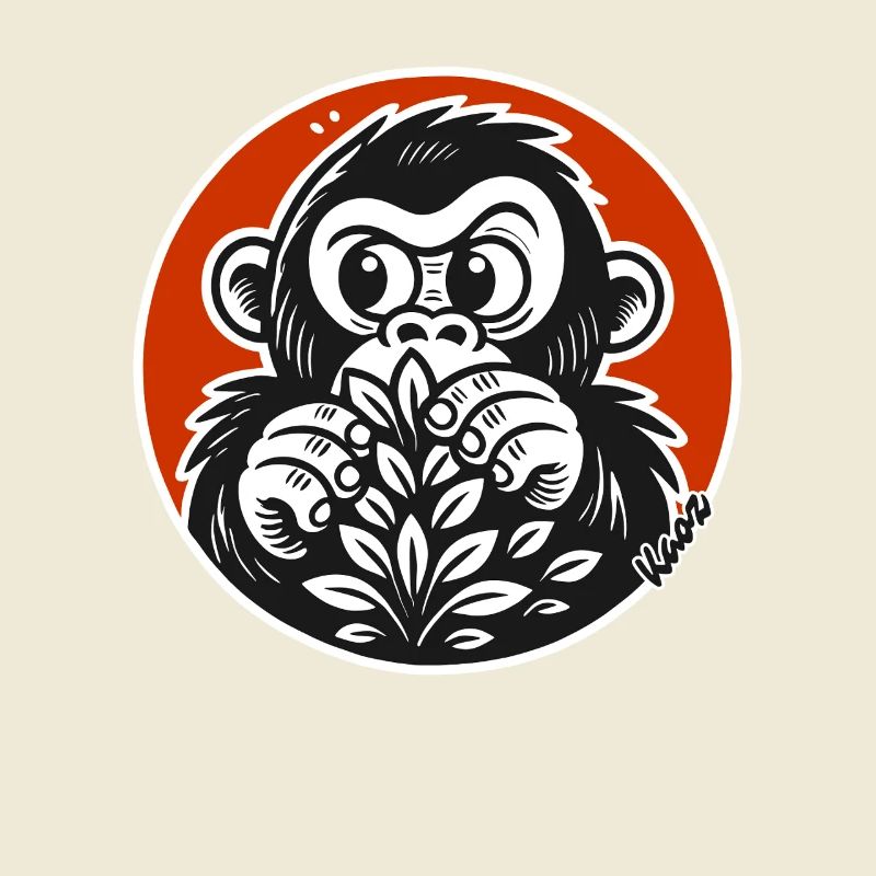 Hidden Monkey: Funny Gorilla Cartoon