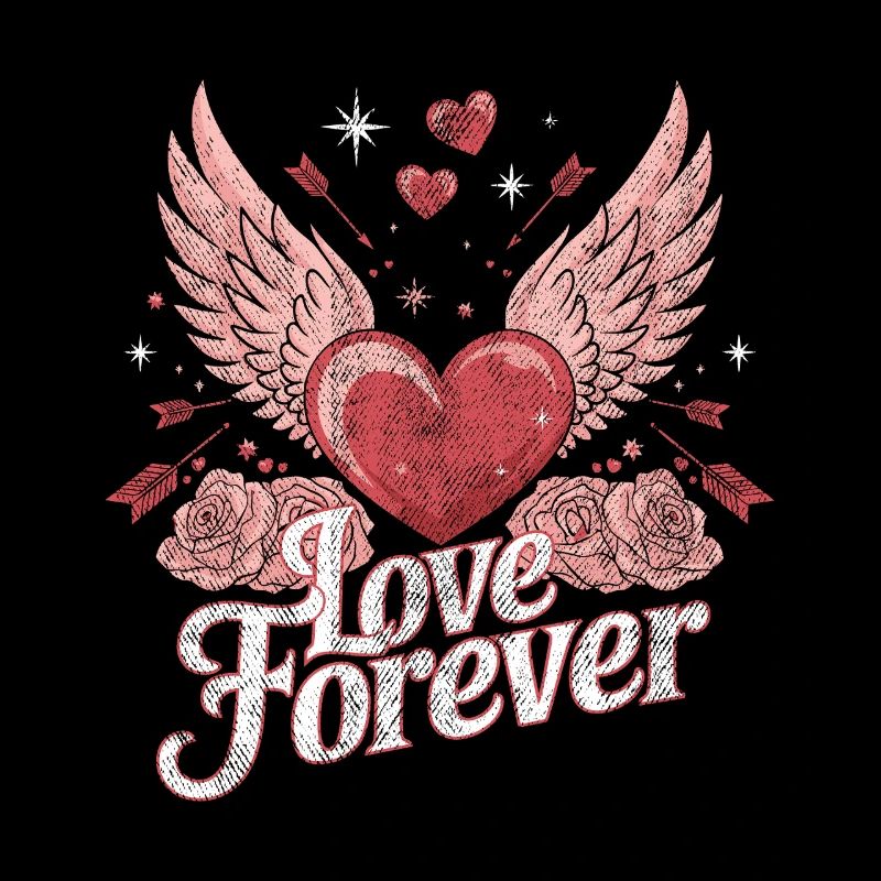 Love Forever – Romantisches Valentinstag Design
