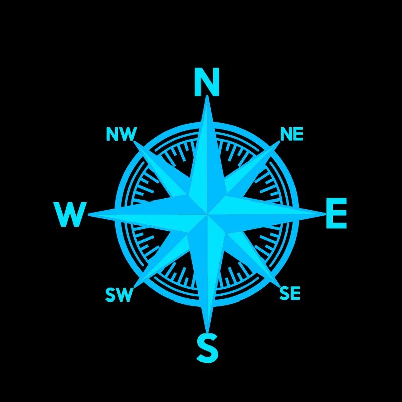 maritim Windrose Kompass Seefahrt Seemann