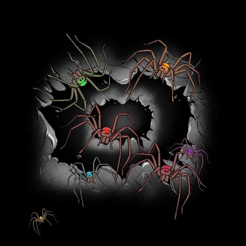 Araignées d’Halloween Araignées Araignées Phobie