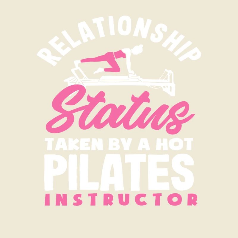 Instructeur chaud de statut relationnel Pilates