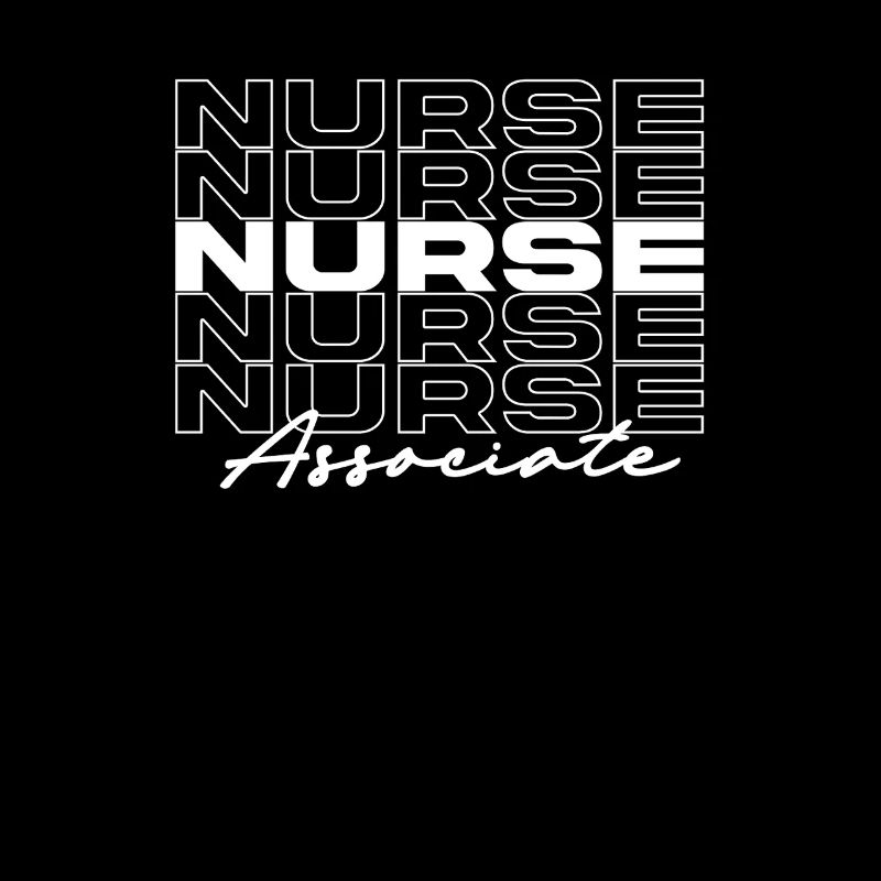 Infermiera associata infermieristica infermieristica medica alla moda