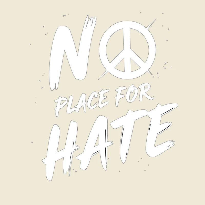No Place for Hate Friedensbotschaft gegen Hass