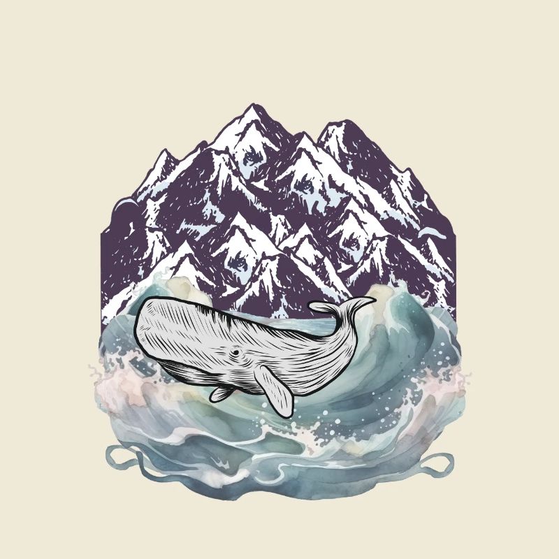 Mammifero marino Balena Pesce Mare