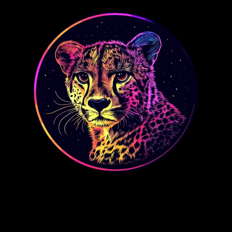 Leopard im Sternenhimmel