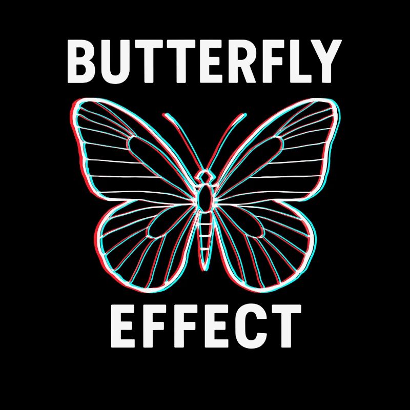 Butterfly Effect – Minimalist design with 3D