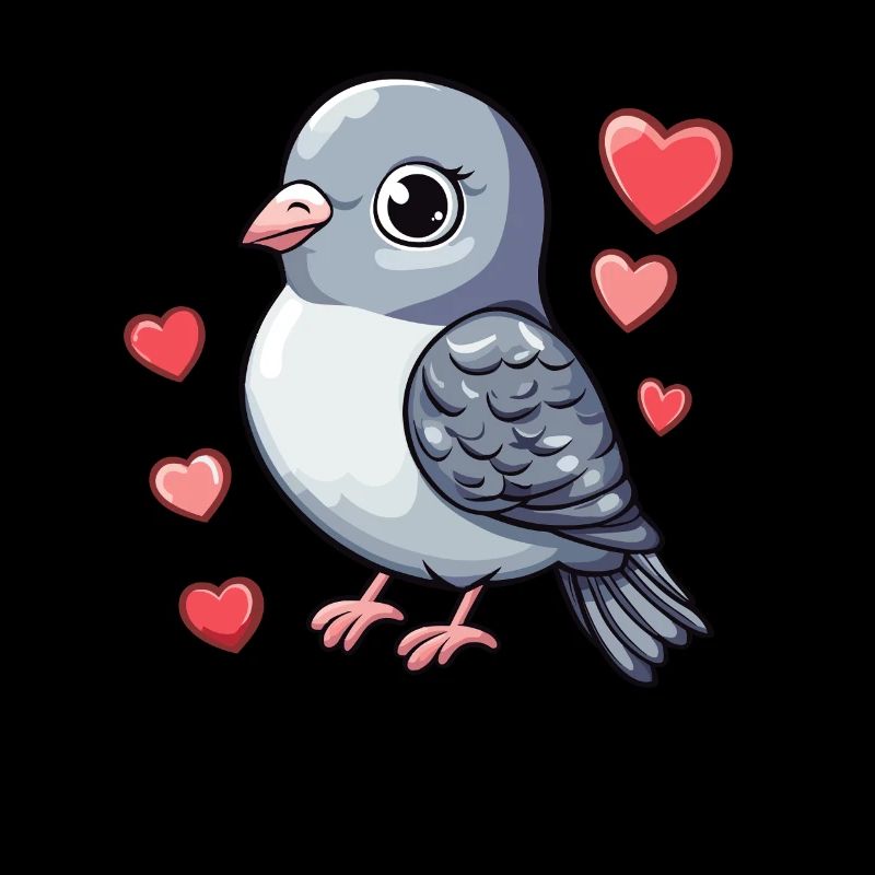 Taube voller Liebe