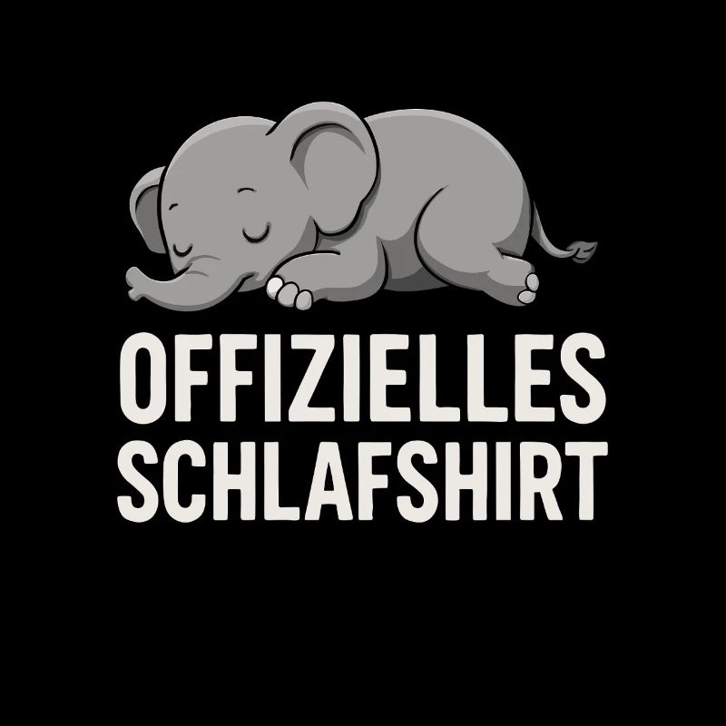 Official Cute Elephant Sleep Shirt