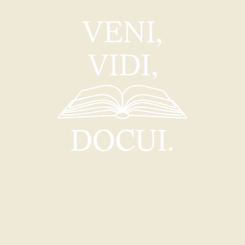 Veni Vedi Docui – Lateinisches Spruch Design
