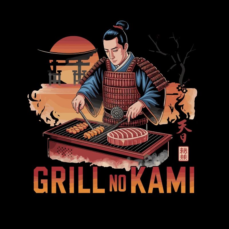 Grill No Kami Samurai BBQ Kunst