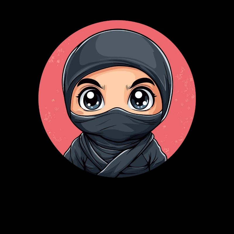 Ninja mit großen Augen