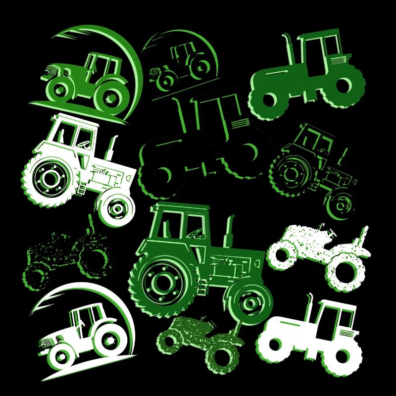 tas de tracteurs
