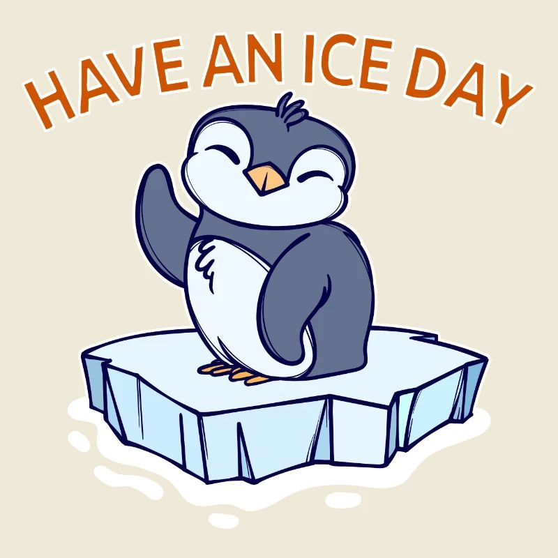 Antarctica Ice Cold Penguin Statement Seabird