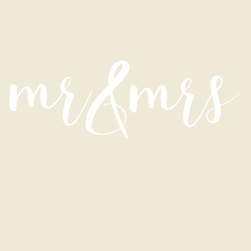 Mr and Mrs Wedding Design