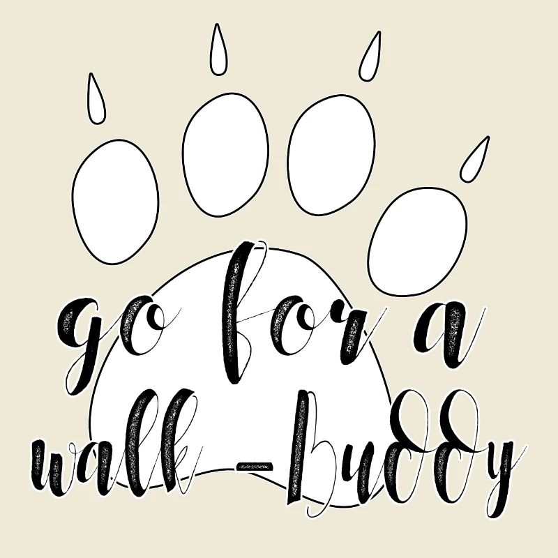 Go for a Walk Buddy – Conception de chien