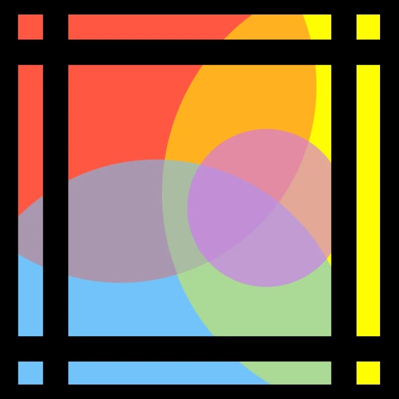 Jeu géométrique de couleurs