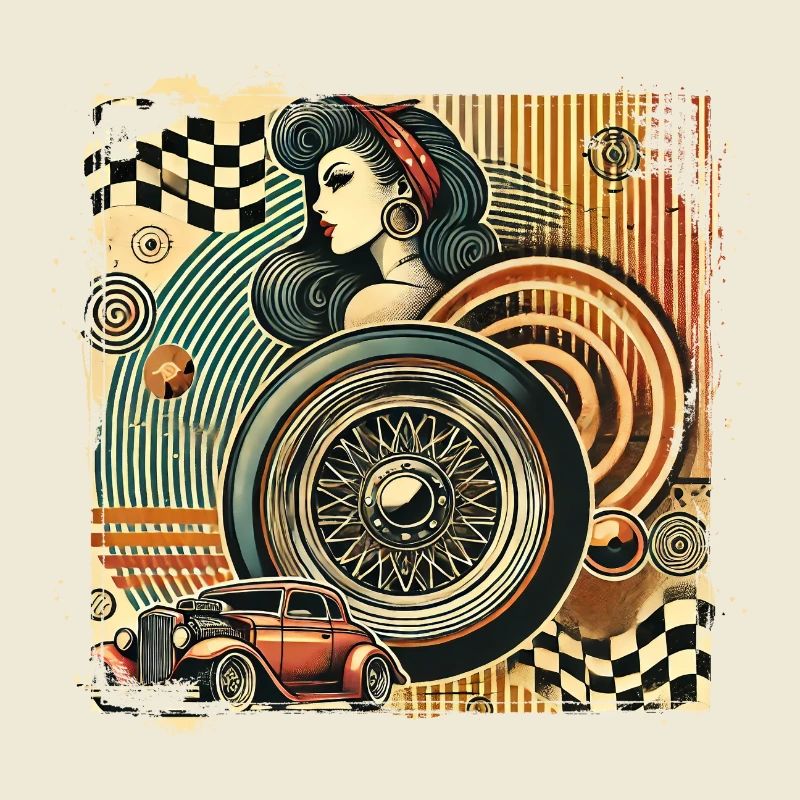 Tuning Hot Rod Rockabilly Design