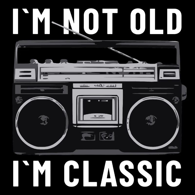 I´m not old I’m classic stereo cassette player